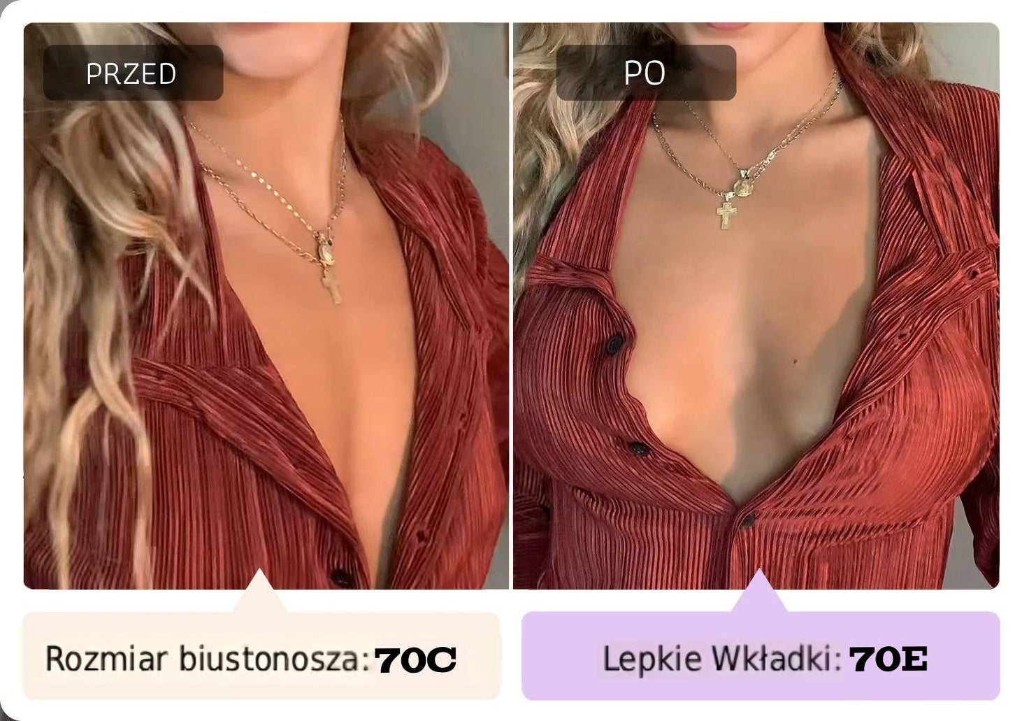 Bra insert result