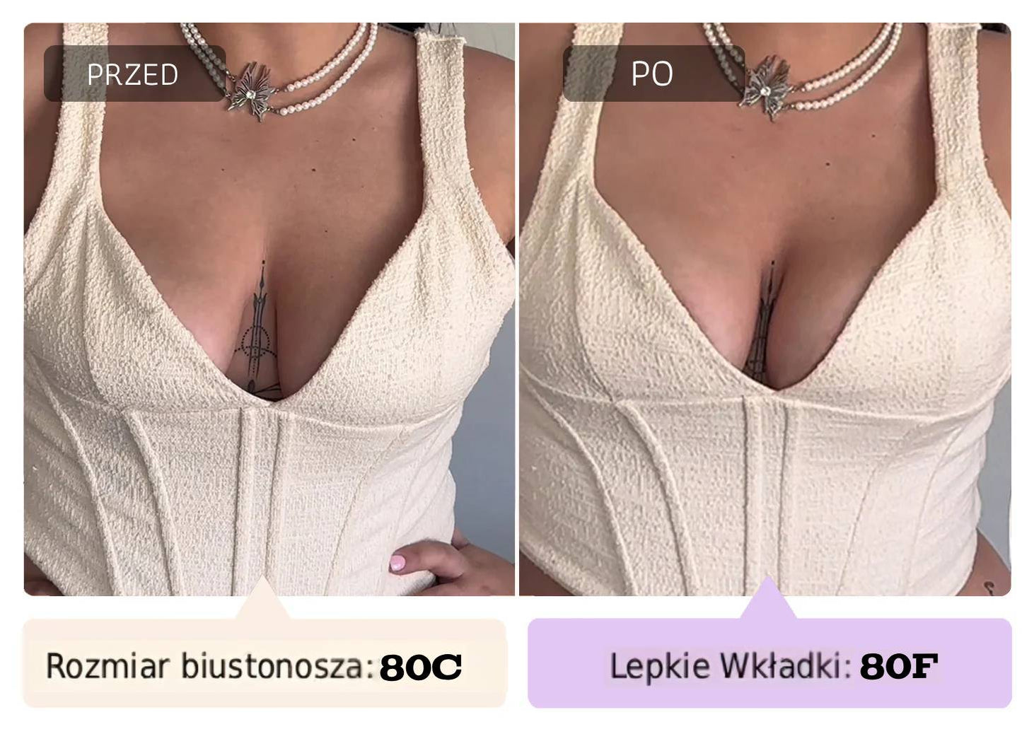 Bra insert result