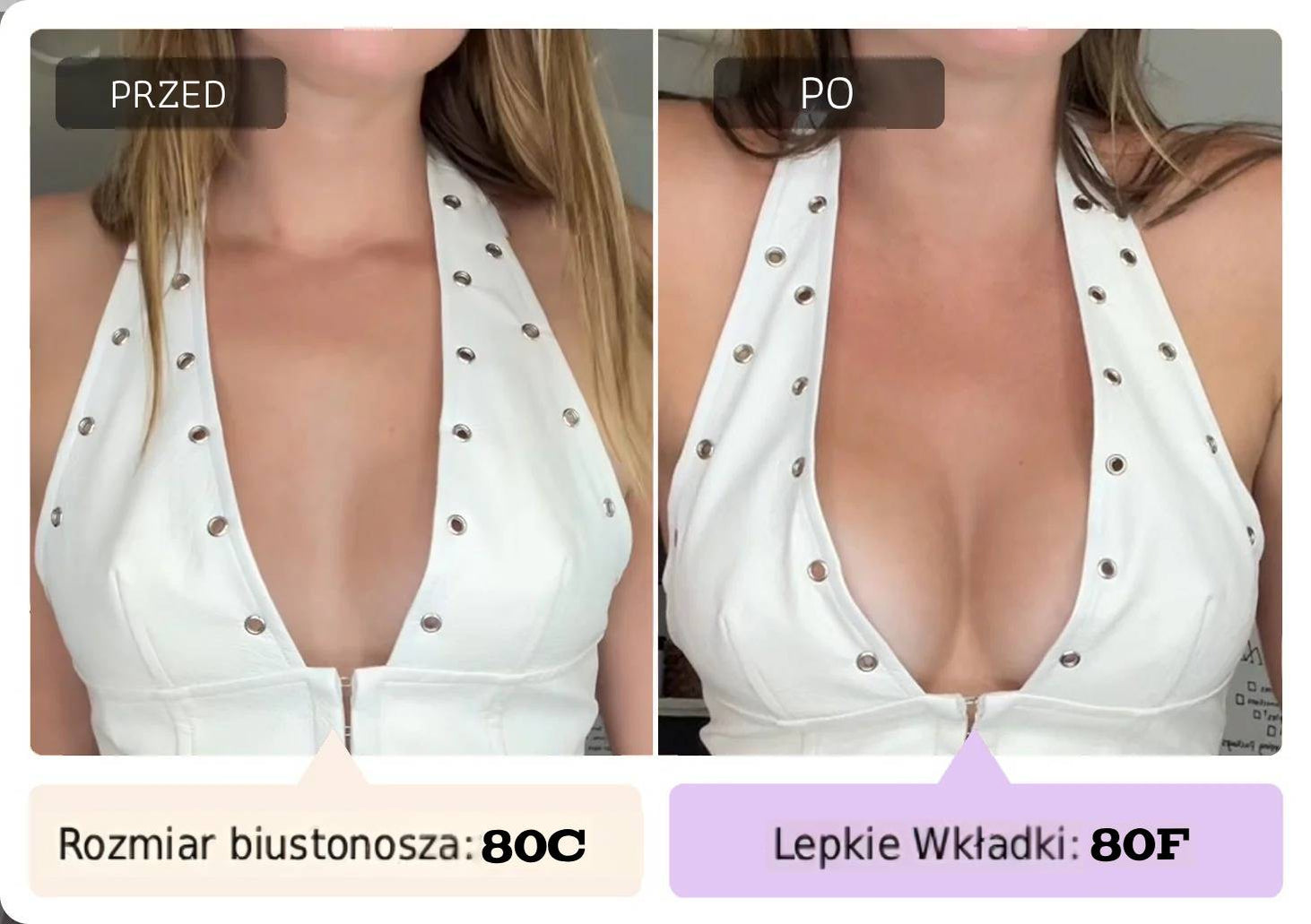 Bra insert result